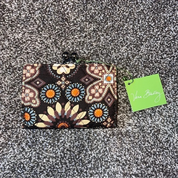 Vera Bradley Small Kisslock Wallet Canyon NWT - Picture 2 of 7